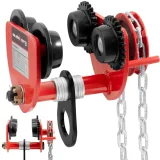 Kézi függesztett gerendás kocsi 60–110 mm-es lánccal, 1000 kg
