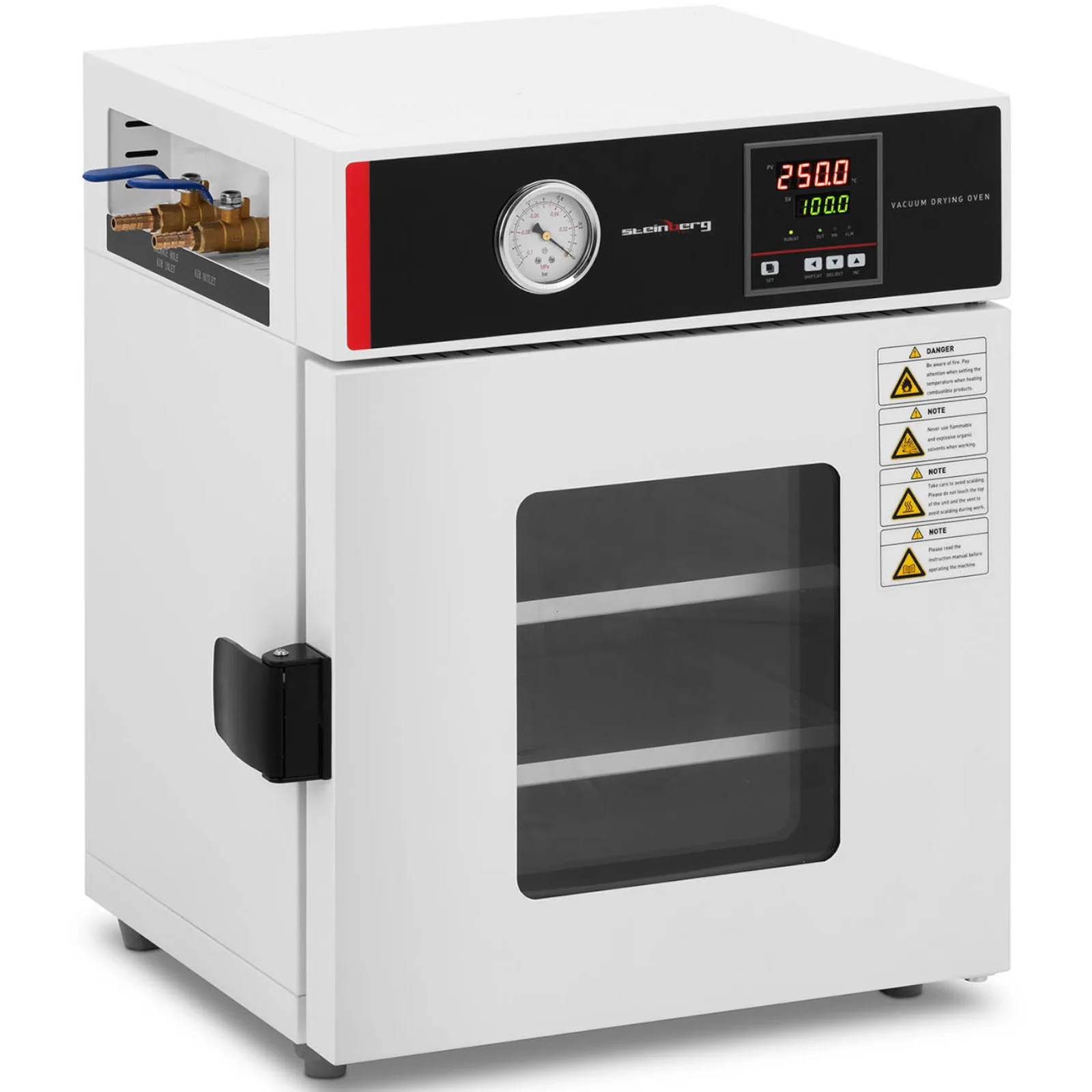25 l 800 W-os laboratóriumi vákuumszárító sterilizáláshoz