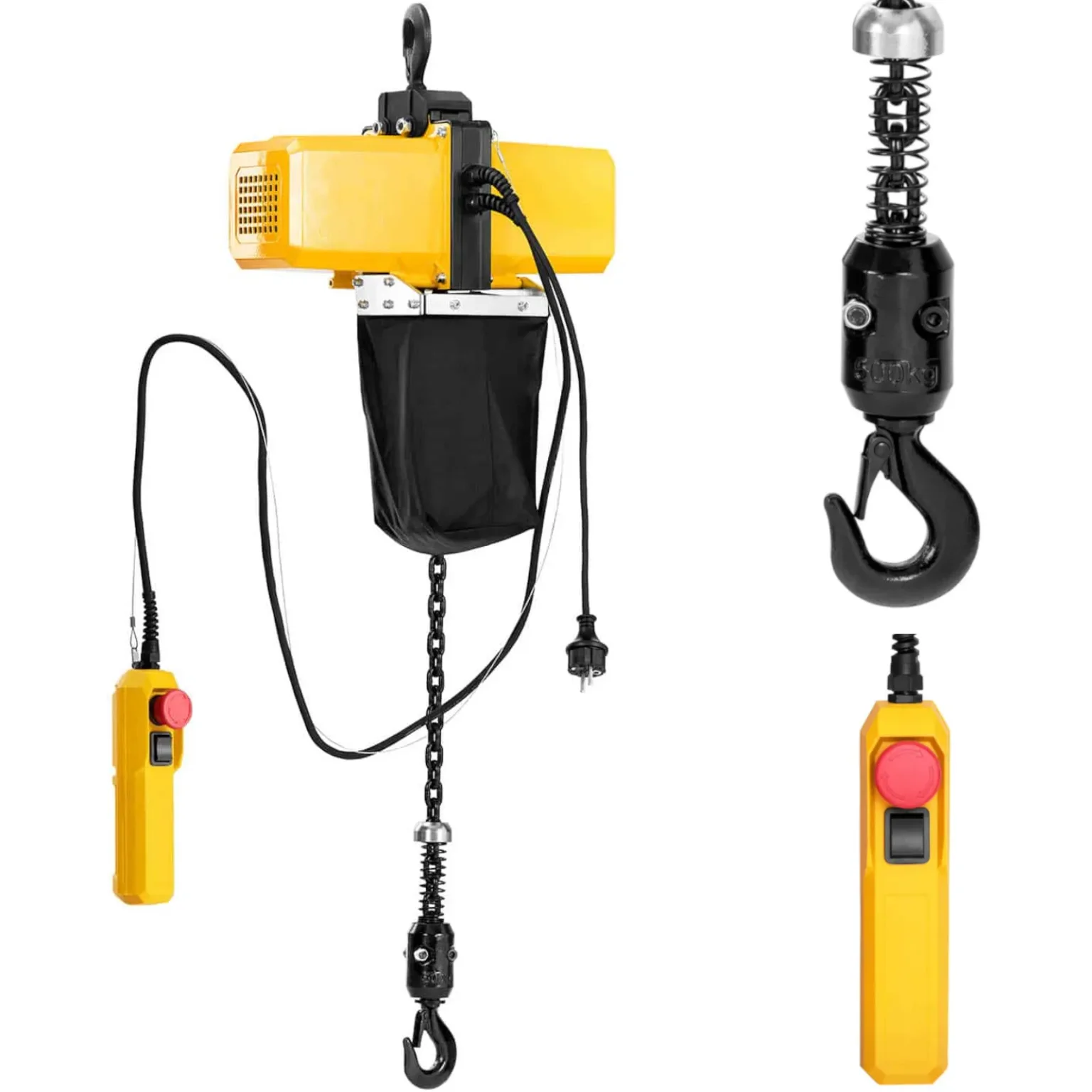 500 kg 3 m elektrischer Werkstatt-Kettenzug 500 kg 3 m elektrischer Werkstatt-Kettenzug