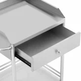 STAL Hotel-Servierwagen, 2 Ablagen, 1 Schublade, 62 x 82 x 46 cm 3
