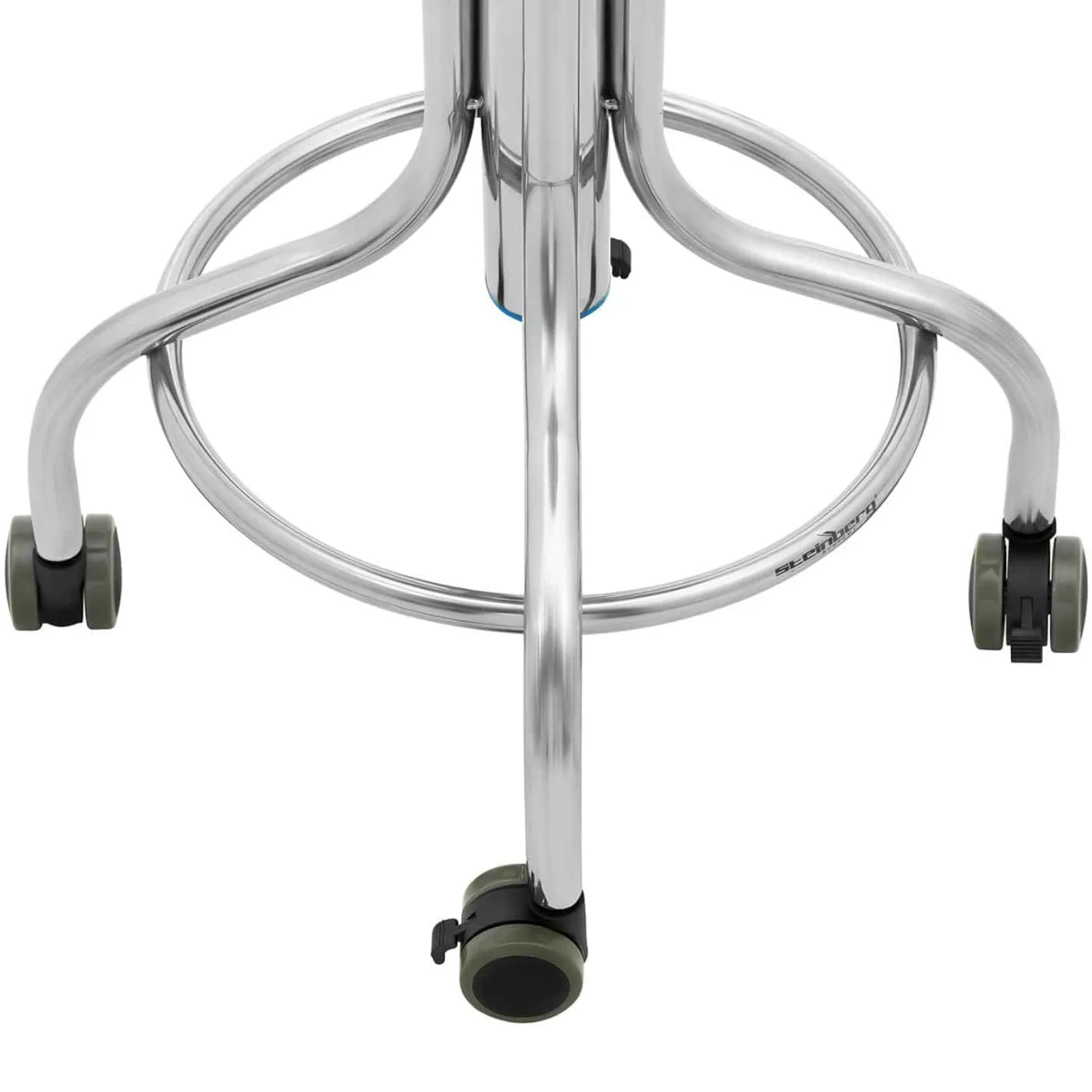 Laboratórna a dielenská stolička z nehrdzavejúcej ocele, 45–60 cm, nosnosť do 100 kg 3