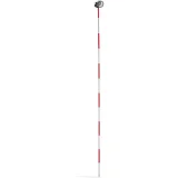 Mini pryzmat lustro dalmiercze geodezyjne z tyczką srebrna powłoka śr. 3,5 cm 1,26 m 2