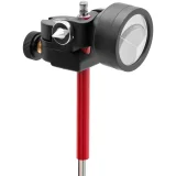 Mini pryzmat lustro dalmiercze geodezyjne z tyczką srebrna powłoka śr. 3,5 cm 1,26 m 3