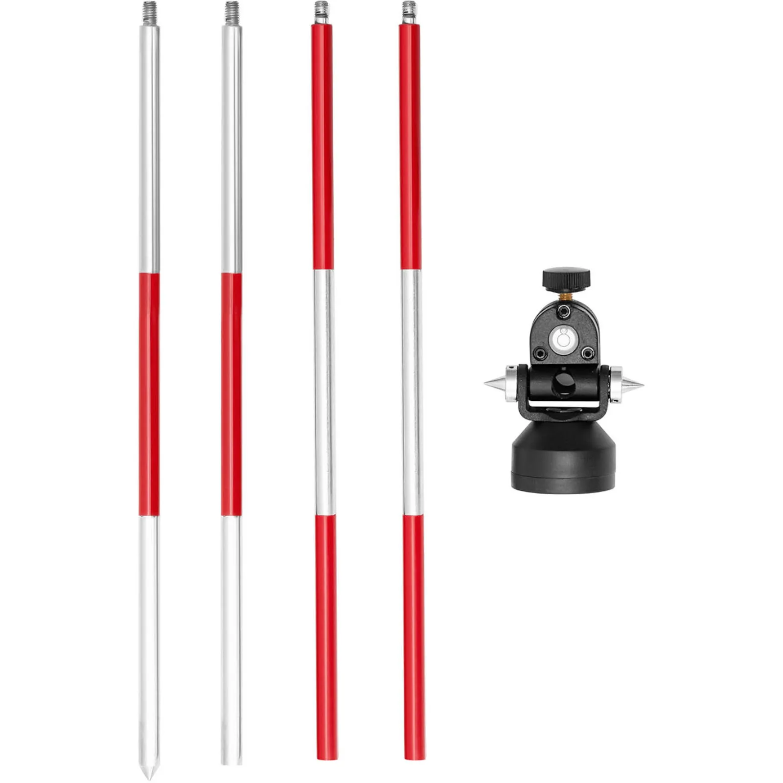 Mini prizma, mérőtükör rúddal, ezüst bevonat, átmérő 3,5 cm, 1,26 m 6