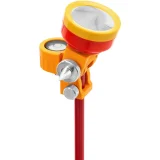 Mini prizmás mérőtükör rúddal és talppal, ezüstbevonatú, átmérő 3,6 cm, 1,26 m 3