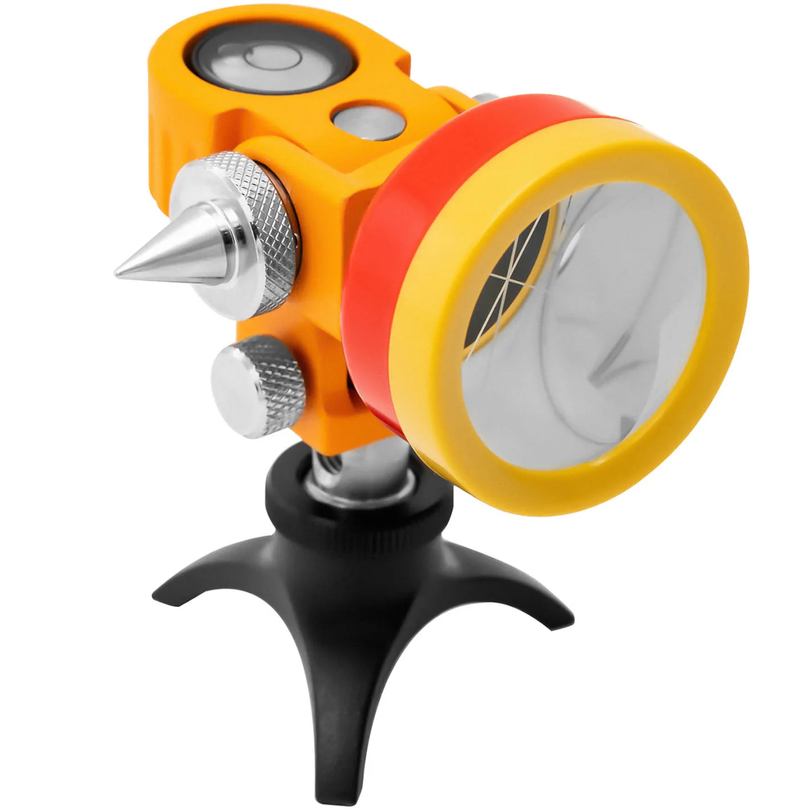 Mini prizmás mérőtükör rúddal és talppal, ezüstbevonatú, átmérő 3,6 cm, 1,26 m 4