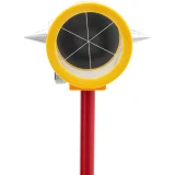 Mini prizmás mérőtükör rúddal és talppal, ezüstbevonatú, átmérő 3,6 cm, 1,26 m 5