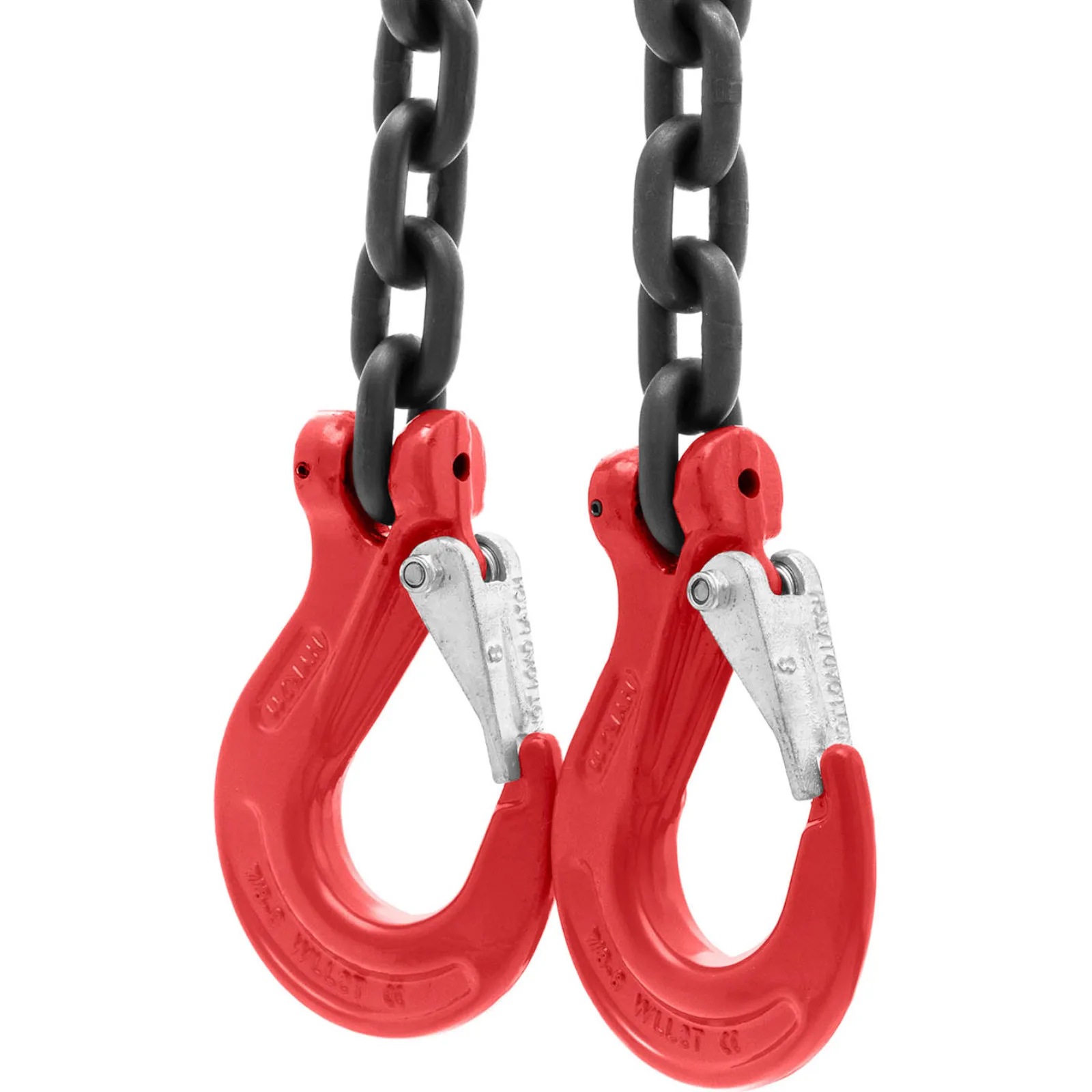 2-strand transport chain sling with hooks, 2 x 1 m, 2800 kg 4