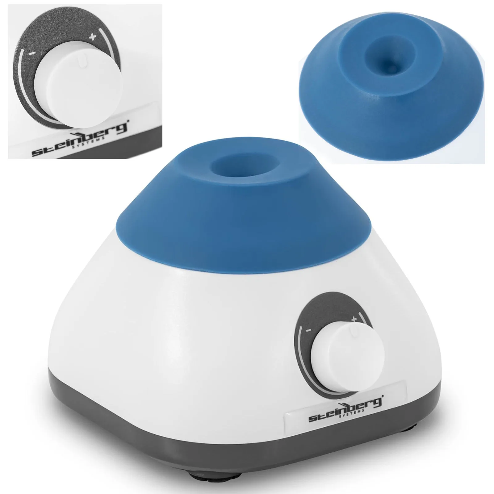 Vortex laboratóriumi rázógép 50 ml-es minták keveréséhez, 0–3000 fordulat/perc, 12 W