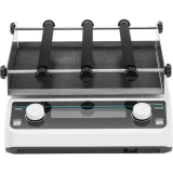 Laboratóriumi orbitális rázógép, 40–200 fordulat/perc, 3 görgő 4