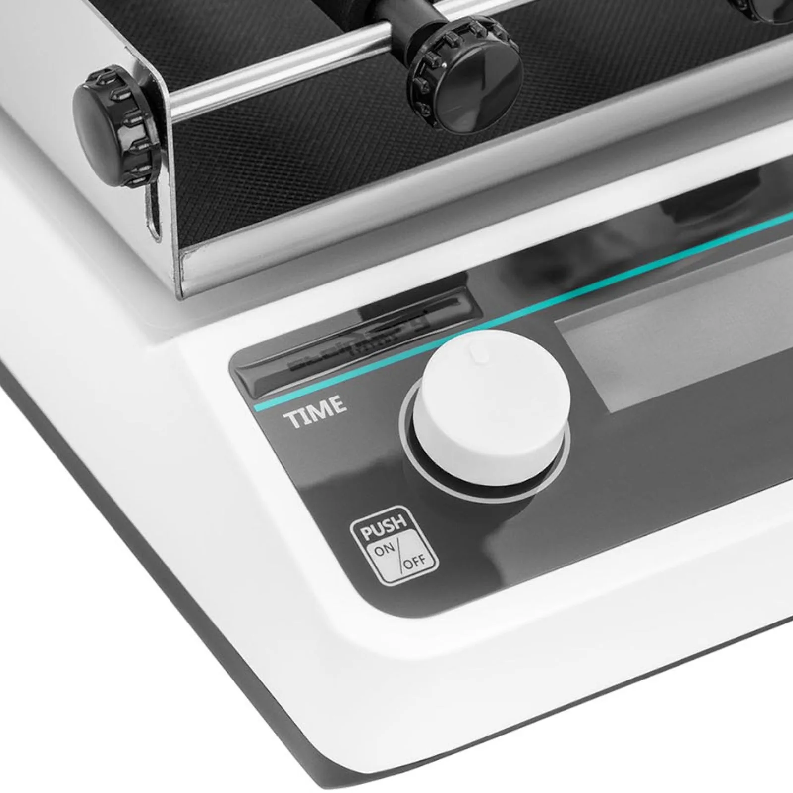 Laboratóriumi orbitális rázógép, 40–200 fordulat/perc, 3 görgő 5