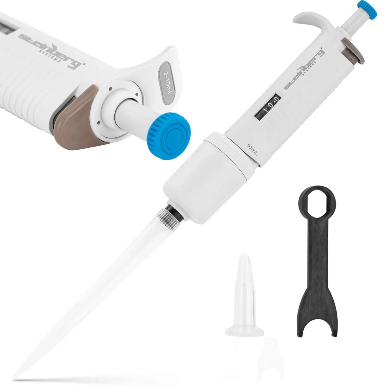 Egycsatornás laboratóriumi pipetta 2–10 ml