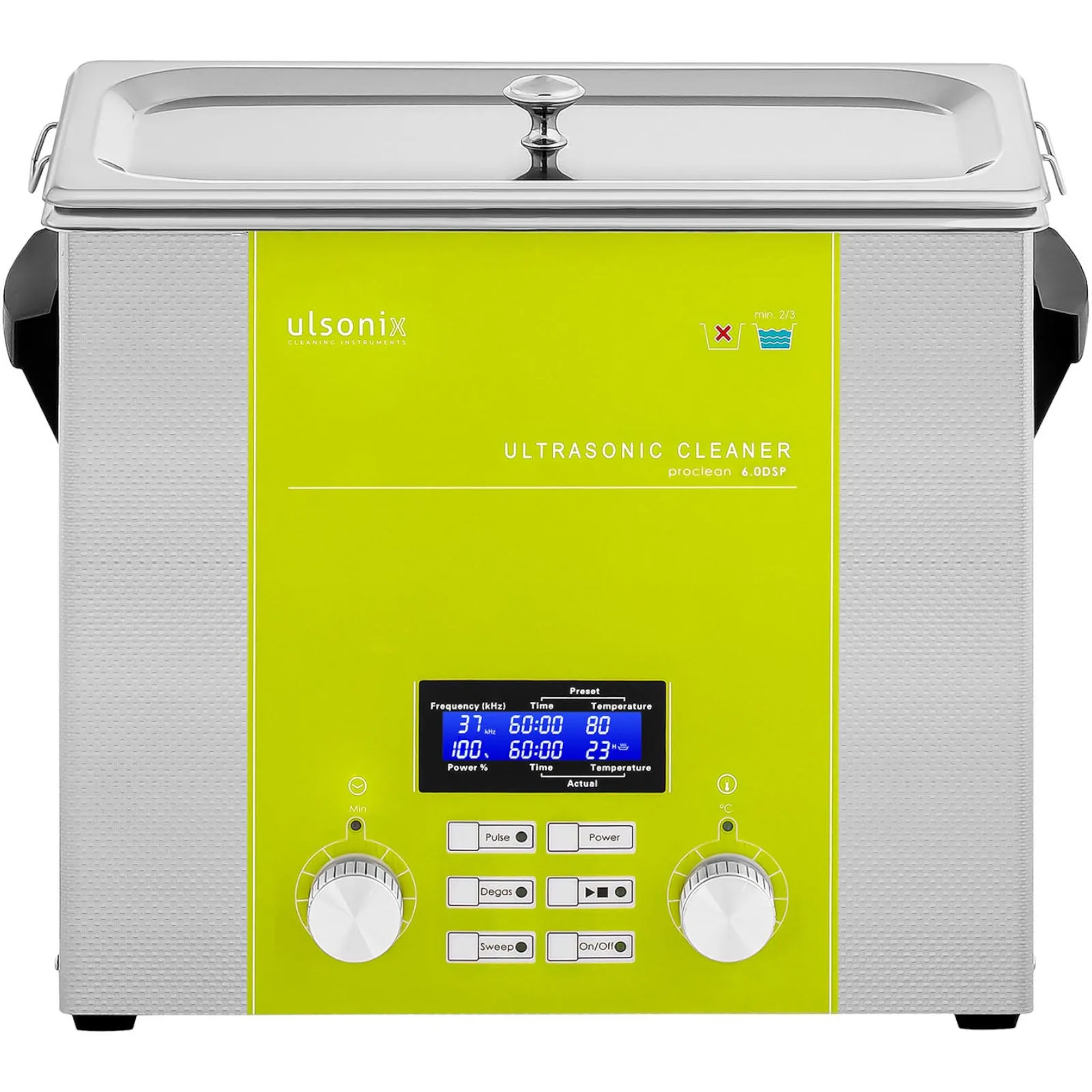 Ultrahangos tisztítófürdő LED-del, 6 l, 240 W 6
