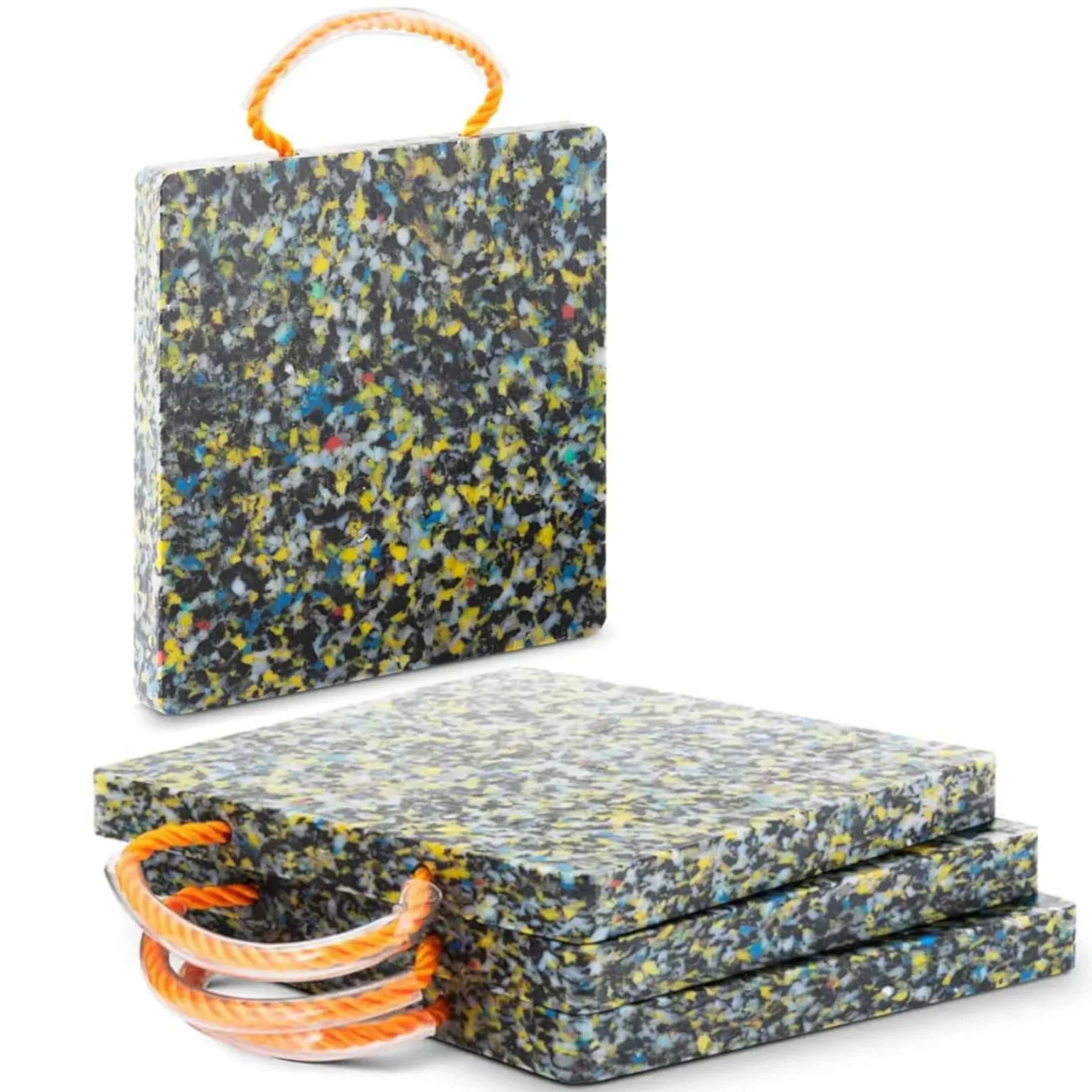 Kvadratna stabilizirajuća baza za noge dizalice, 30 x 30 cm, do 7000 kg, set od 4 komada.