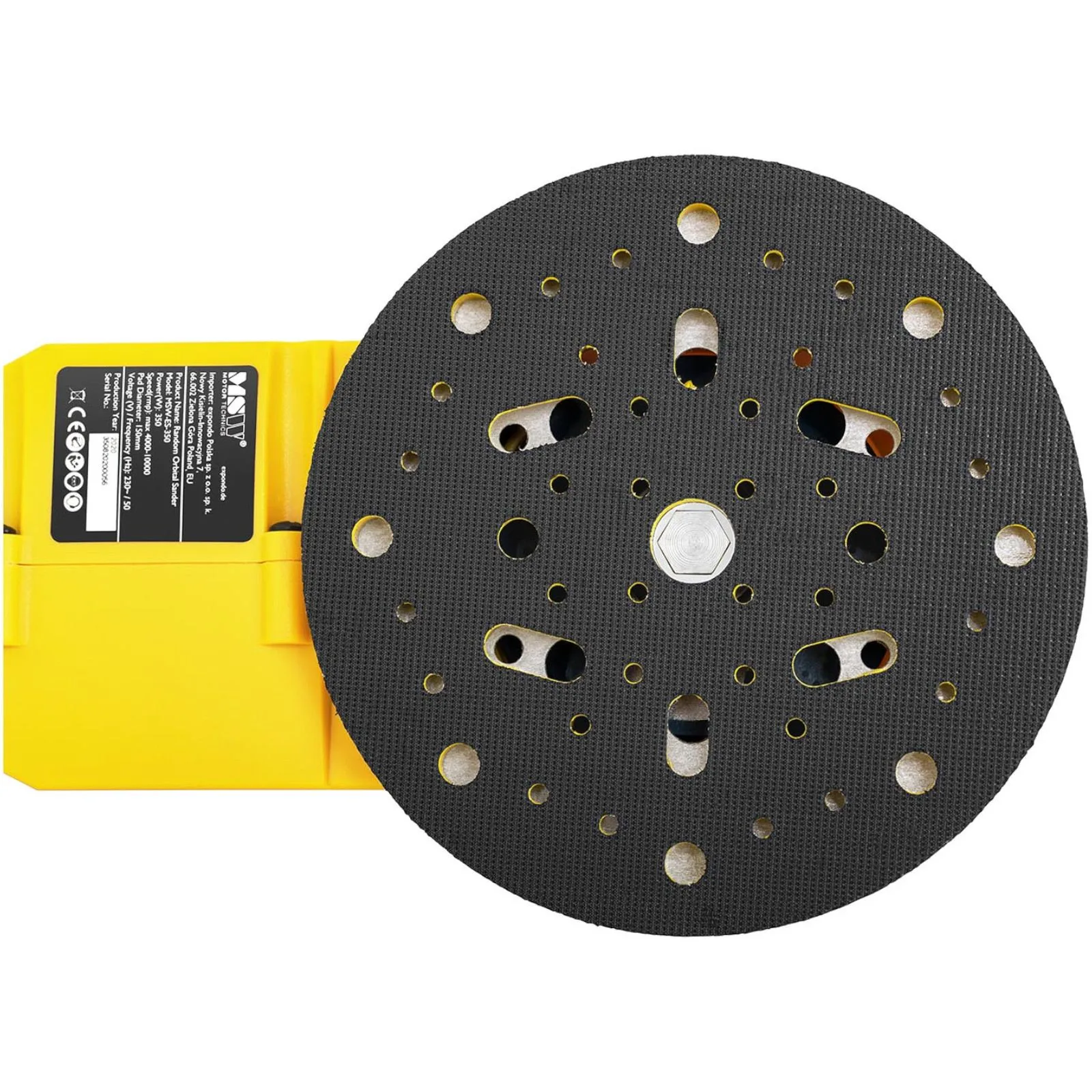 Mașină de șlefuit/lustruit excentrică de 150 mm, 350 W 3