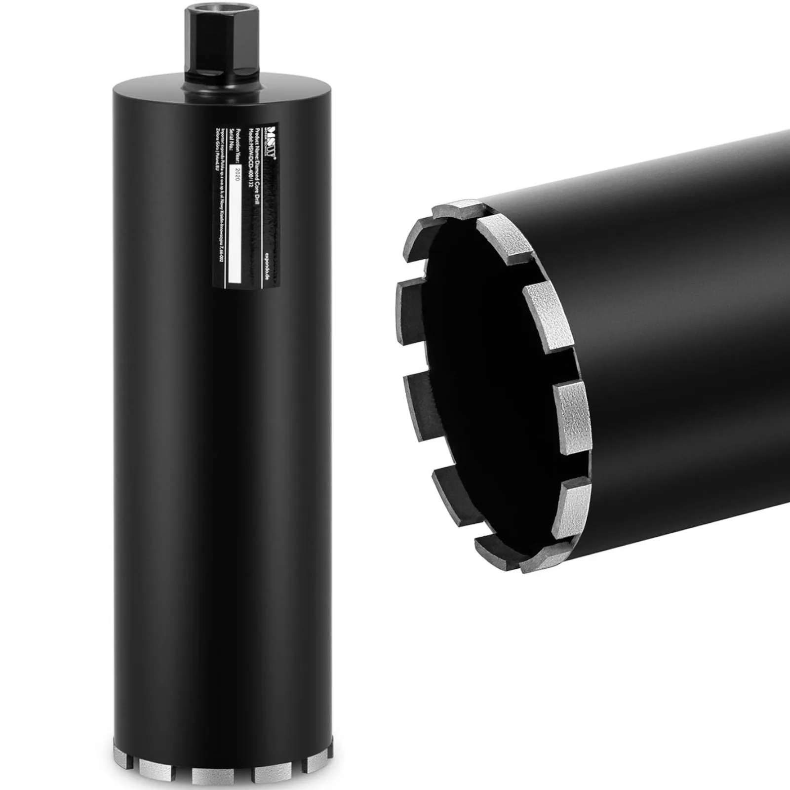 Gyémánt magfúró betonhoz, kőhöz és gránithoz, 132 mm átmérőjű, 400 mm