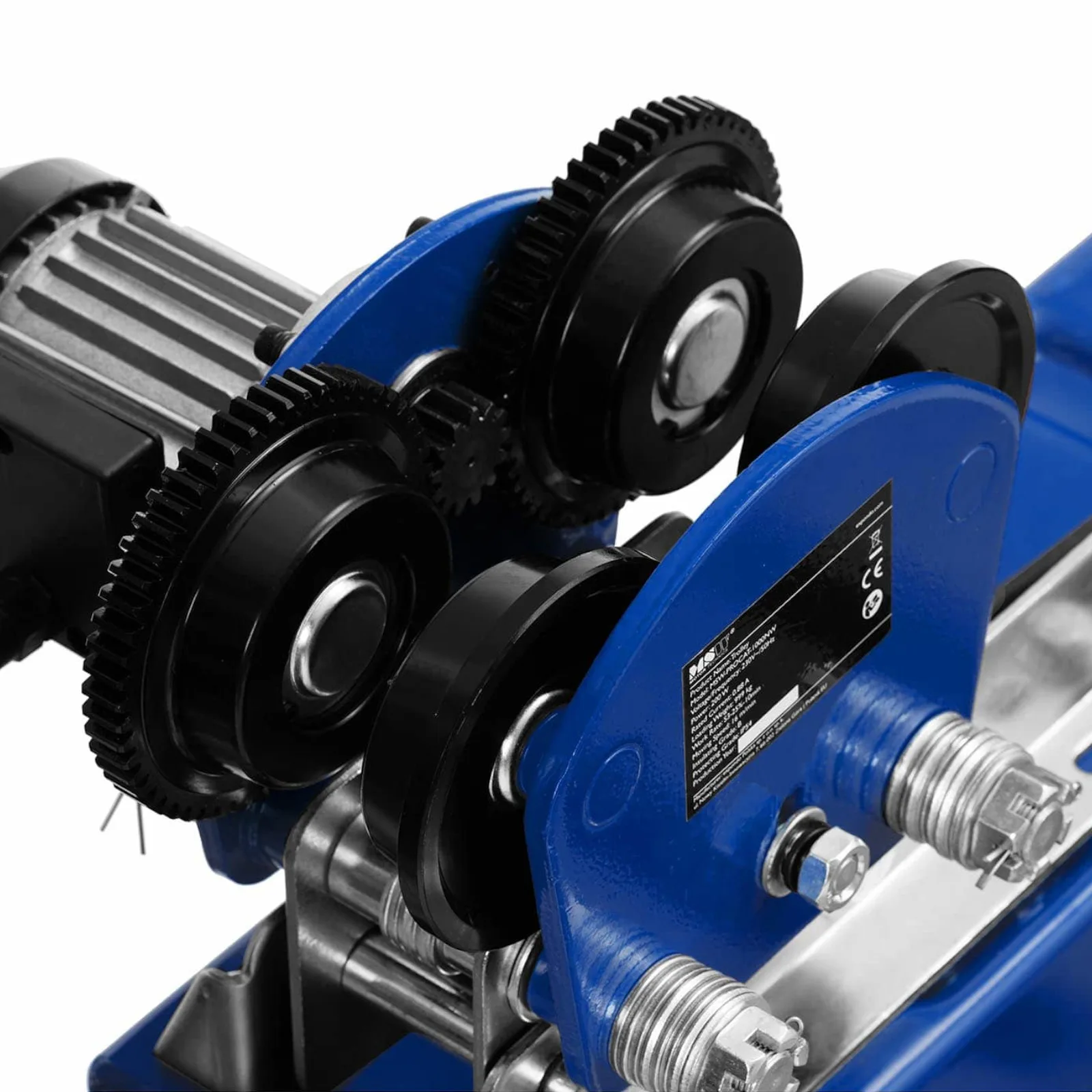 1600 W-os elektromos kötélcsörlő kocsival, 12 m, 500 kg 3