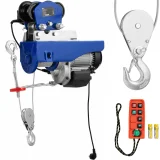 1600 W-os elektromos kötélcsörlő kocsival, 12 m, 500 kg