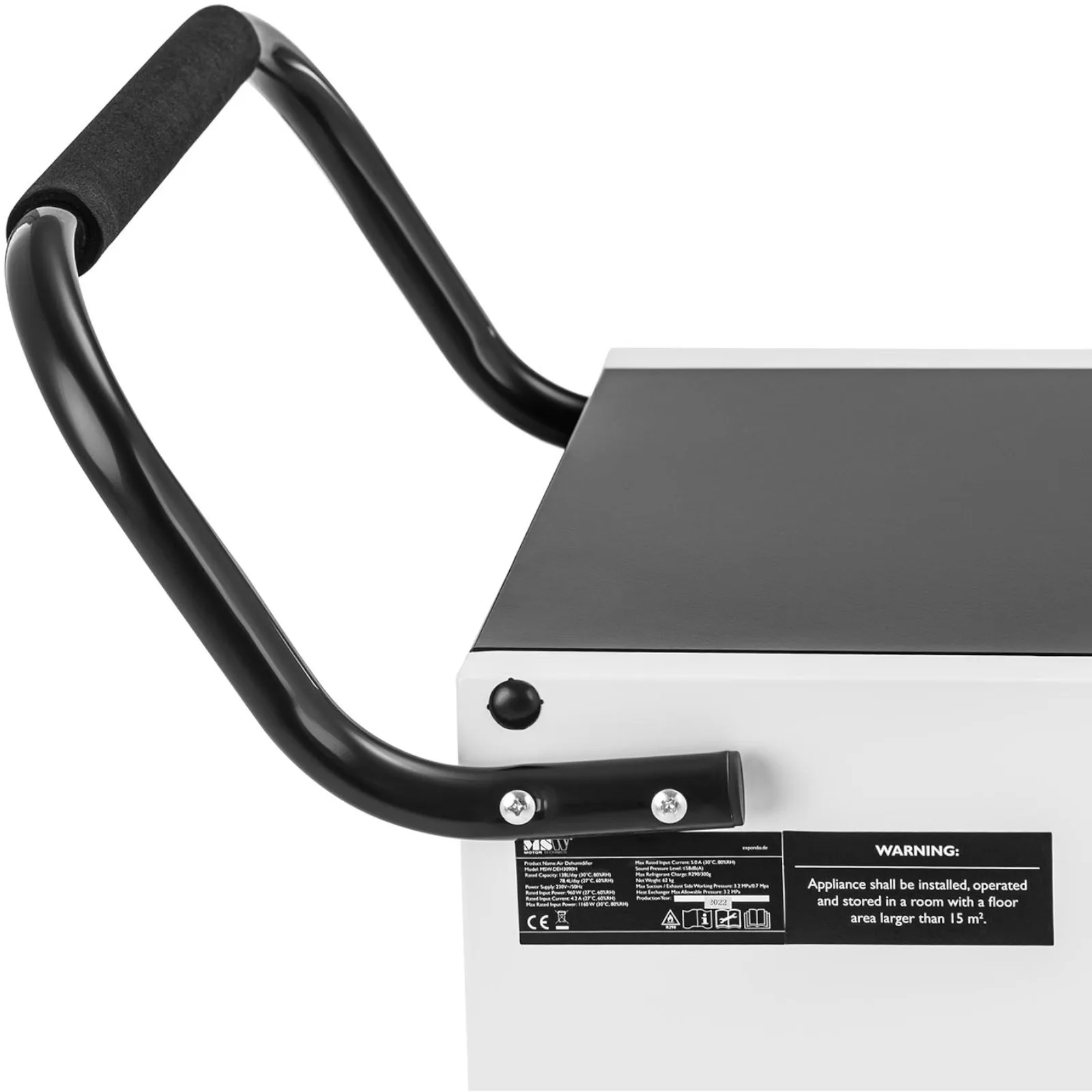 Ipari párátlanító fogantyúval, 1300 W, 1129 m³/h, akár 150 m²-ig 5