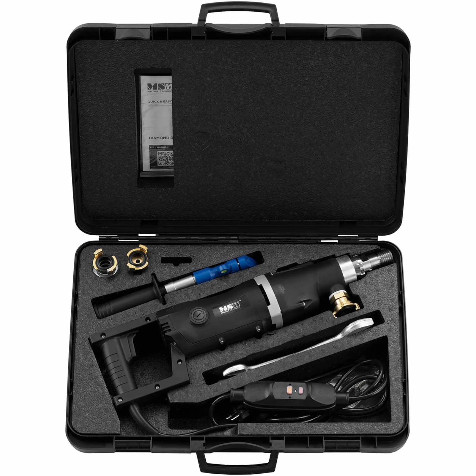 Burghiu cu miez diamantat pentru beton, 1300 rpm, 2200 W - set 4