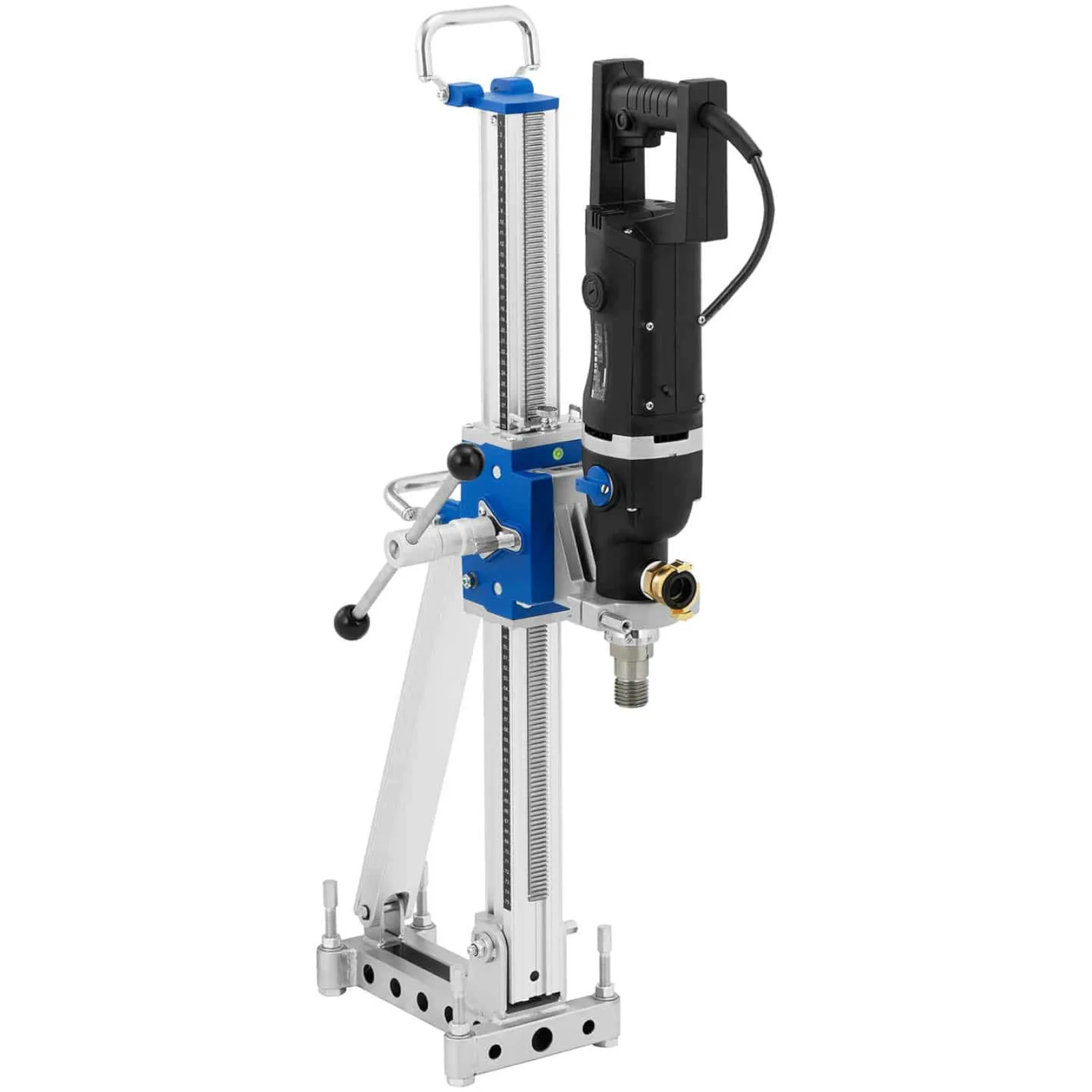 Diamond core drill for concrete with tripod and case, 1300 rpm, 2200 W 3