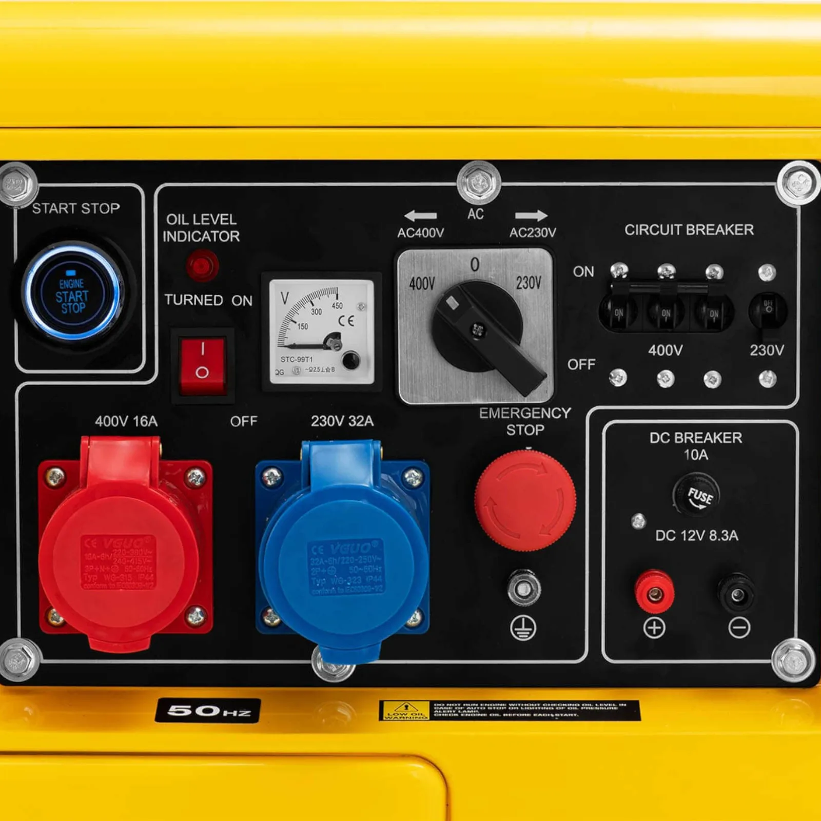 Dízel áramfejlesztő 16 l 240/400 V 6000 W AVR 3