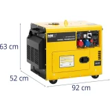 Generator diesel 16 L 240/400 V 6000 W AVR 7