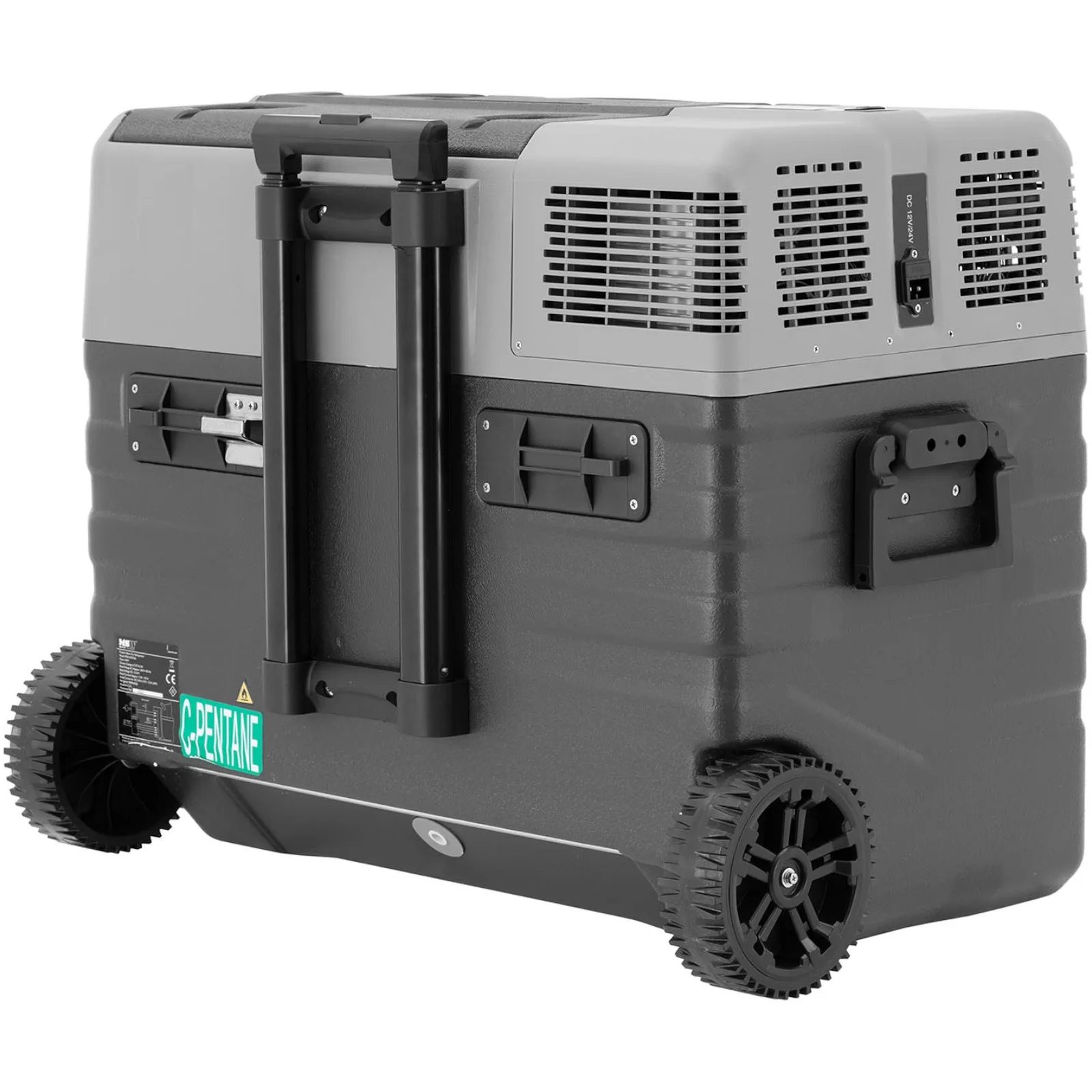 Prijenosni hladnjak za automobil na kotačima s funkcijom smrzavanja, 12/24 V DC/AC, 60 W, 52 L 6