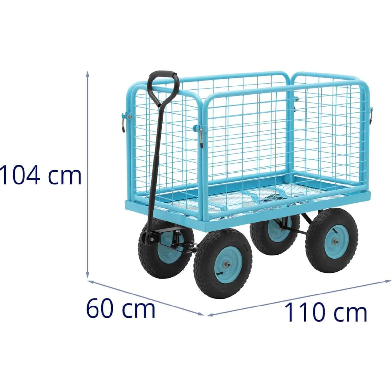 Összecsukható kerti szekér, akár 400 kg terhelésig 5