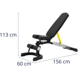 Állítható dőlésszögű edzőpad 150 kg-ig 7