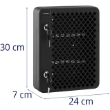 Dulap organizator montat pe perete pentru 24 de chei, metal 6
