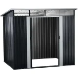 Metalna vrtna sjenica za alate 225 x 180 x 203 cm 3