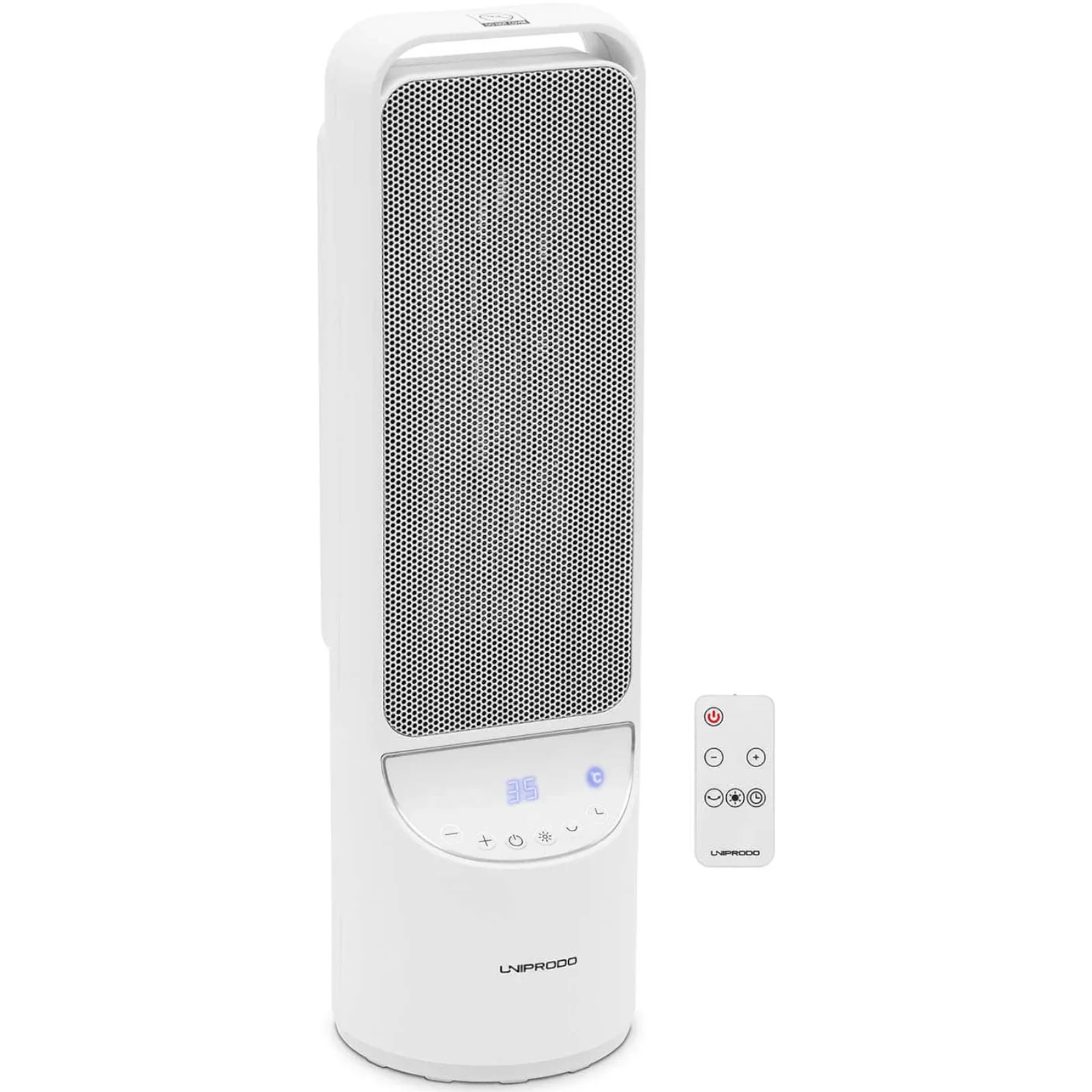 1200/2000 W-os elektromos oszlopfűtő távirányítóval
