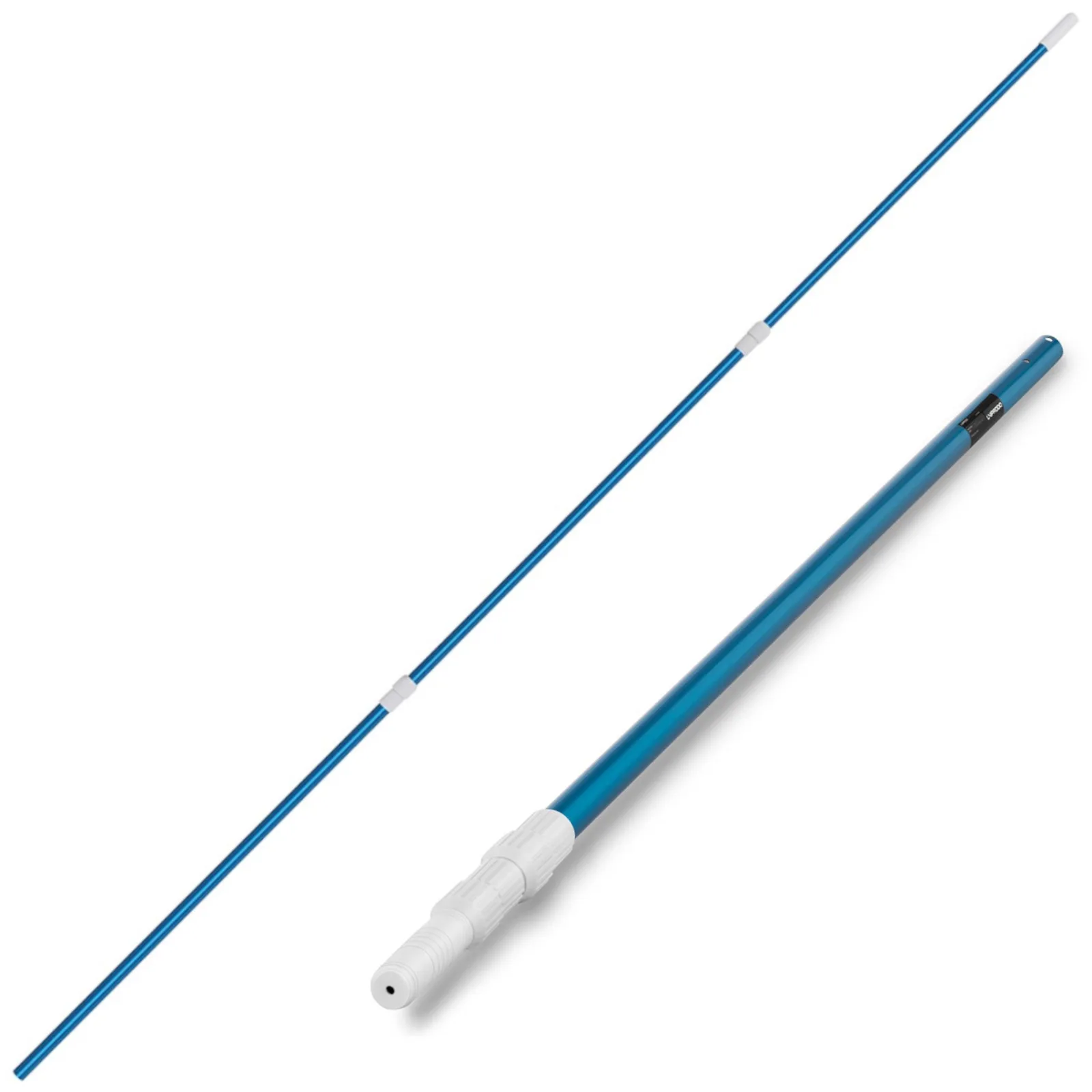 Összecsukható teleszkópos rúd medencetisztításhoz, 1,2–3,6 m, sima