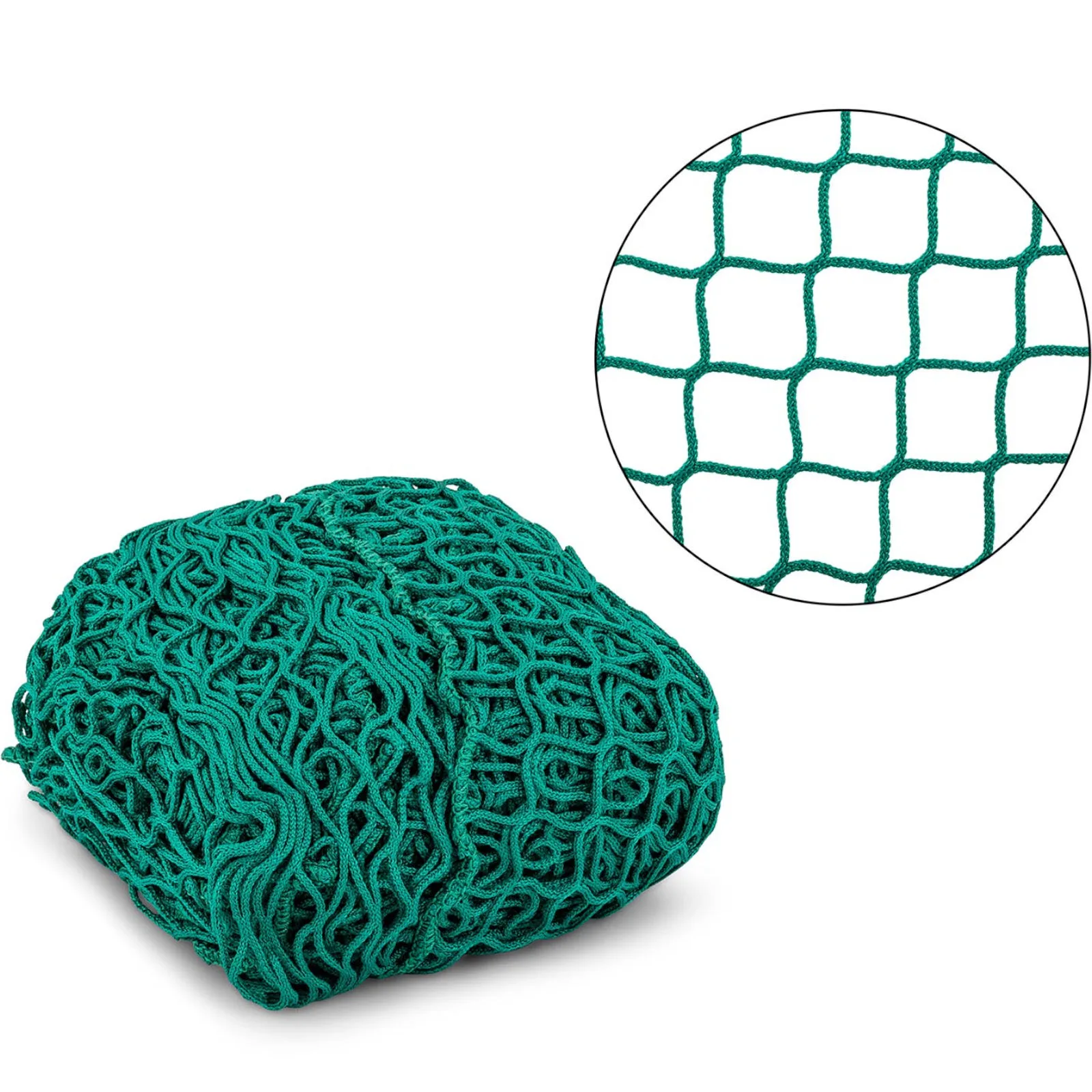 Hay net for bales and sheaves for feeding horses, mesh size 45 x 45 mm, 1.4 x 1.4 x 1.6 m 3