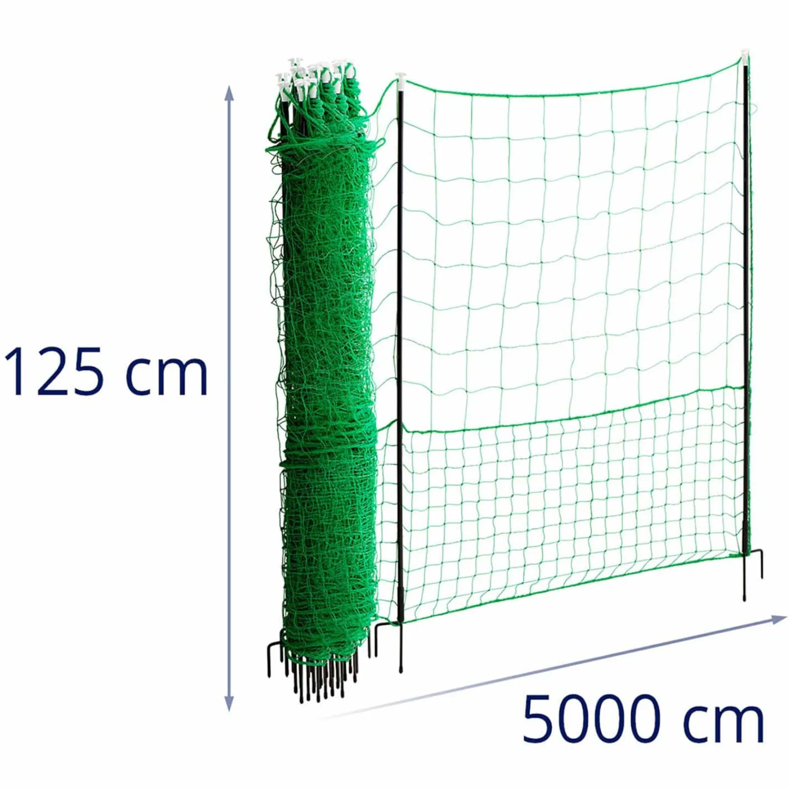 Plasă de protecție pentru găini și păsări, 1,25 x 50 m 8