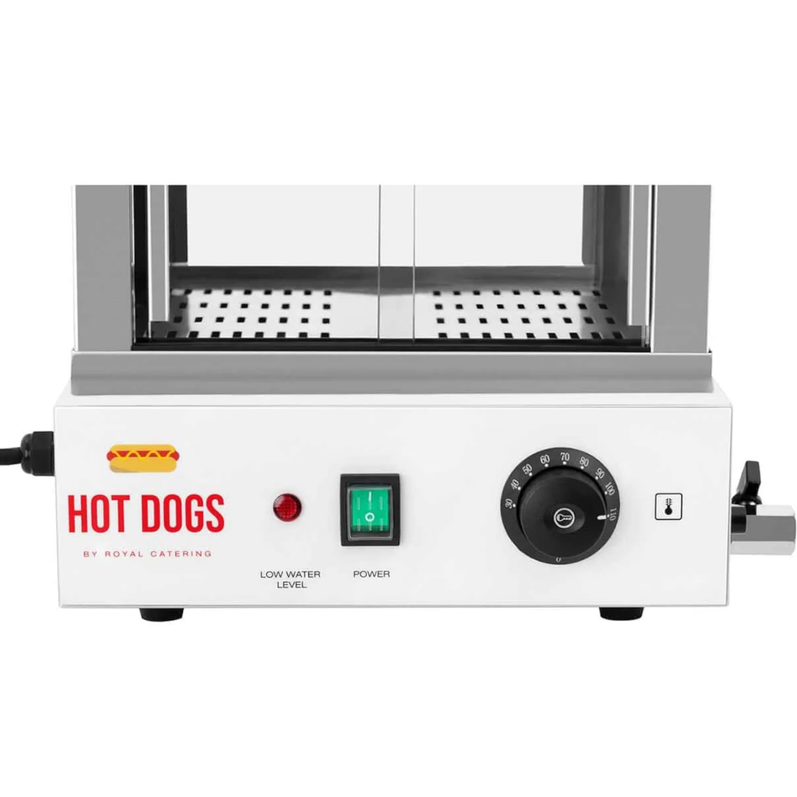 Grijač, izlog, zagrijava do 100 hot-dogova, 25 peciva, 1000 W 3