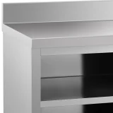 Stół blat roboczy przyścienny z szafką i rantem drzwi suwane 200 x 70 cm 5