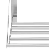 Klappbares Wandregal aus Edelstahl, bis zu 40 kg, 100 x 45 cm 5