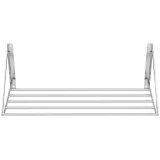 Klappbares Wandregal aus Edelstahl, bis zu 40 kg, 100 x 45 cm 6