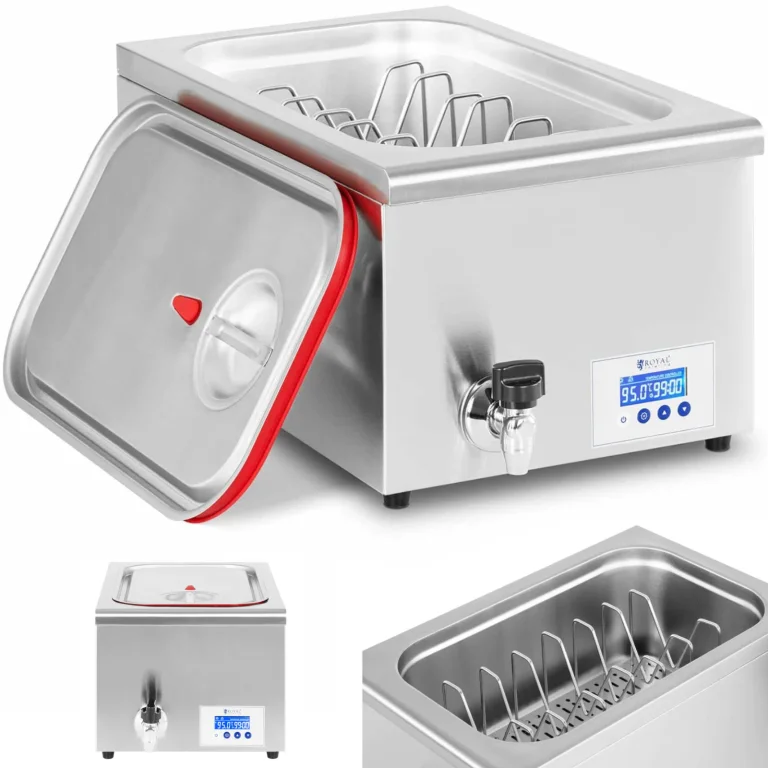 Sous Vide cirkulátor, alacsony hőmérsékletű főzőkészülék, 30–95 °C, 24 l, 700 W