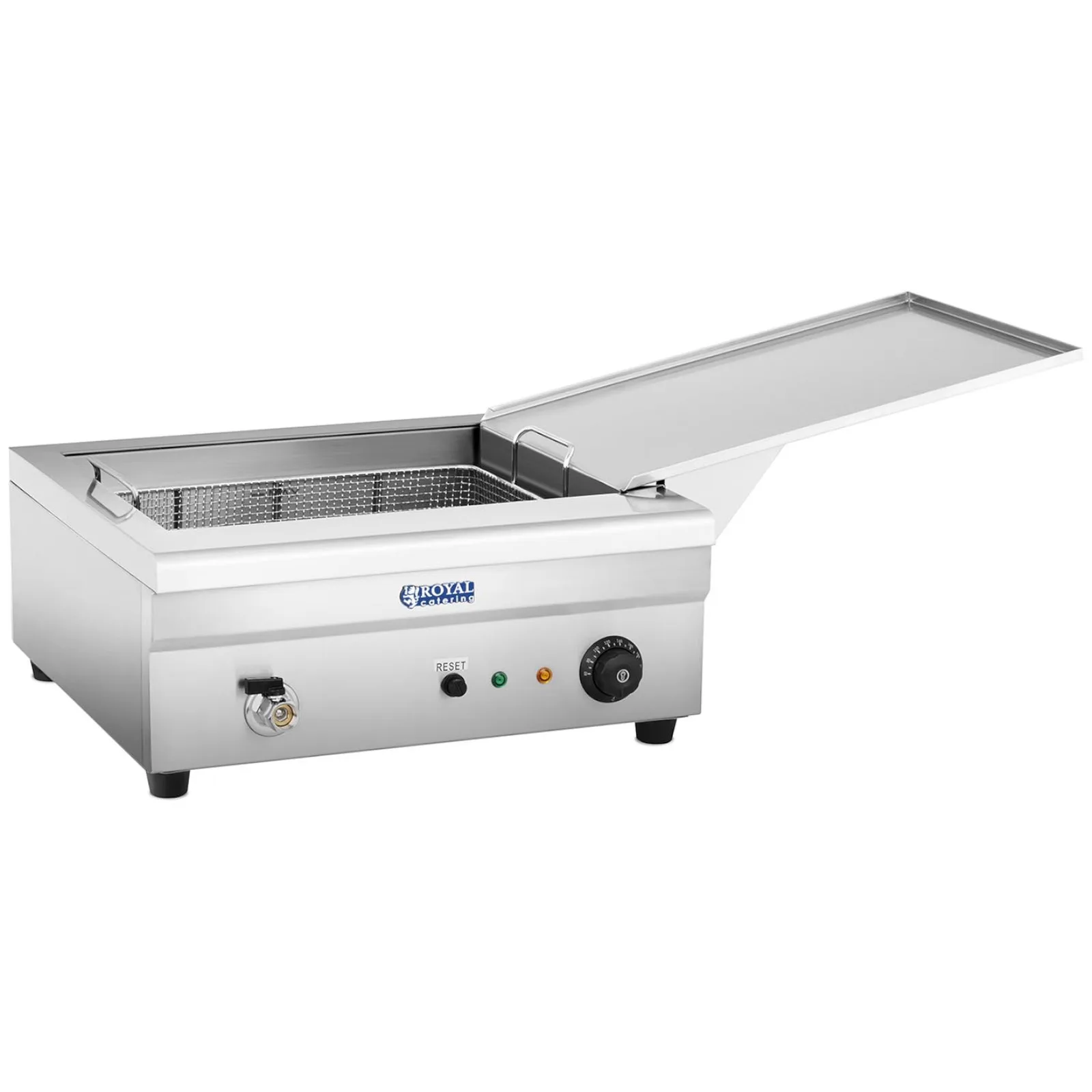 Fritéza na donuty a ryby s odkvapkávacou miskou, 3200 W, 230 V, 14 l 3