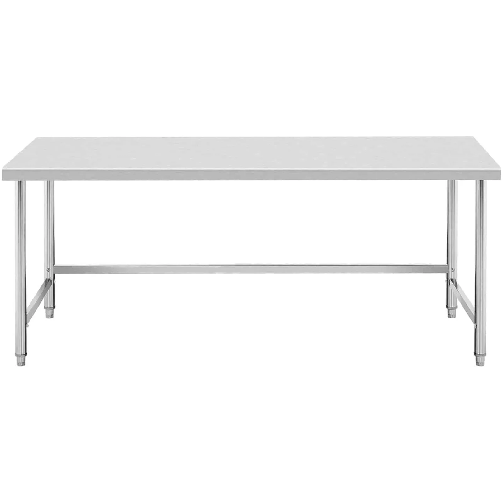 Küchentisch aus Edelstahl 200 x 60 cm 6