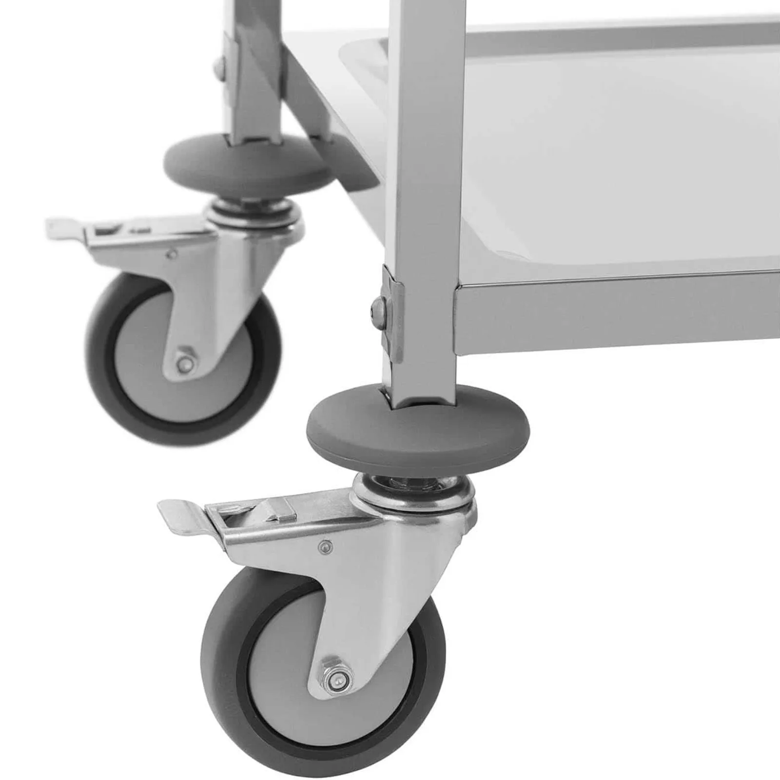 Cărucior pentru servicii de catering cu 3 rafturi, 69 x 34 cm, până la 81 kg 4