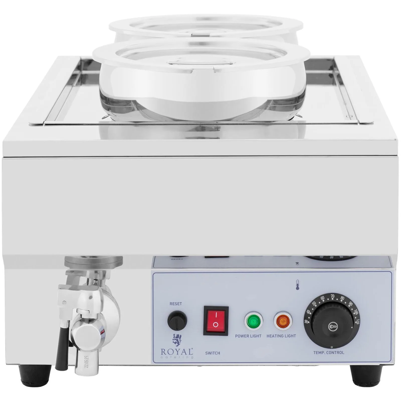 Elektrický ohrievač na polievky, fondue a čokoládu, 1500 W, 2 x 7 l 6