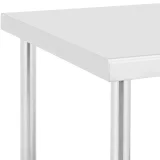 Masă metalică de catering pe roți cu raft STAL 70 x 120 cm 3