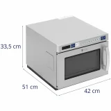 Cuptor cu microunde comercial, 100 de programe, 3000 W, 17 L 5