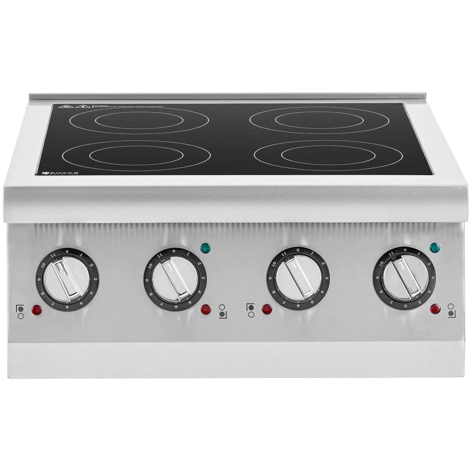 Indukcijska ploča za kuhanje s 4 plamenika, podesiva, 6000 W 5