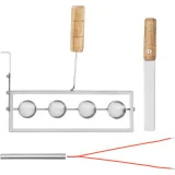 Aparat de vafe pentru coacerea vafelor pentru cornet de înghețată, 100-120 vafe/oră, 47 x 112 mm 6