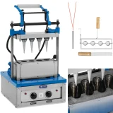 Aparat de vafe pentru coacerea vafelor pentru cornet de înghețată, 100-120 vafe/oră, 47 x 112 mm